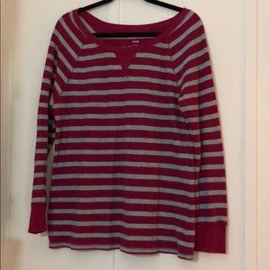 Striped Thermal Top